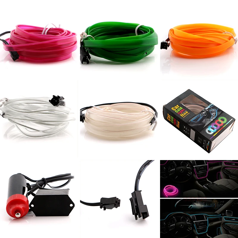 Светодиодные ленты светильник морозостойкие интерьер автомобиля Декоративные