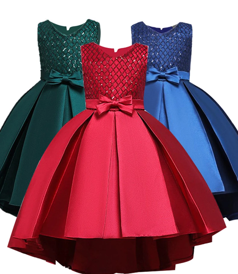 

Girls Dress Elegant Princess Dress Kids Dresses For Girls Costume Children Party Dress Wedding Gown 3 6 14 Year vestido infantil