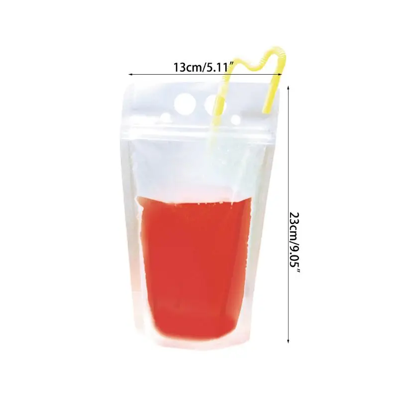 50 пакетов для напитков стойкие Многоразовые Пакеты Q1QC|Одноразовая посуда| |