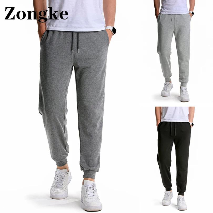 

Zongke Solid Casual Pants Men Joggers 3XL Japanese Style Hip Hop Baggy Trousers Streetwear 2022 Spring New Arrivals