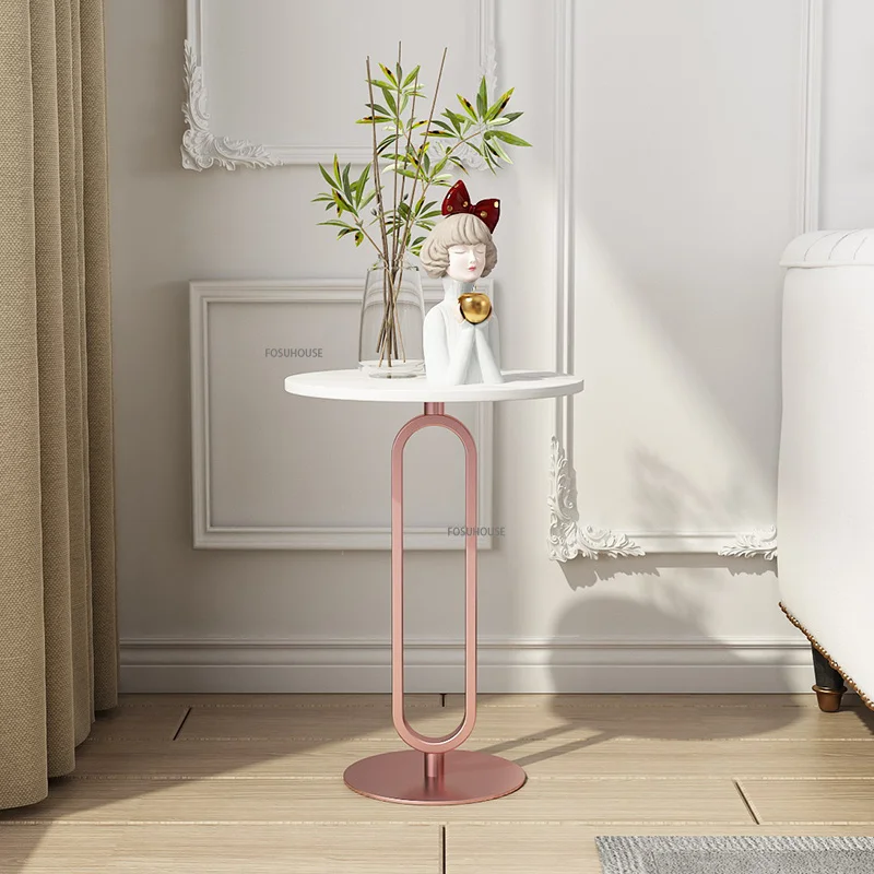 

Современный шиферный журнальный столик для гостиной, Минималистичная мебель, диван, боковой шкаф, светильник, роскошный креативный угловой...