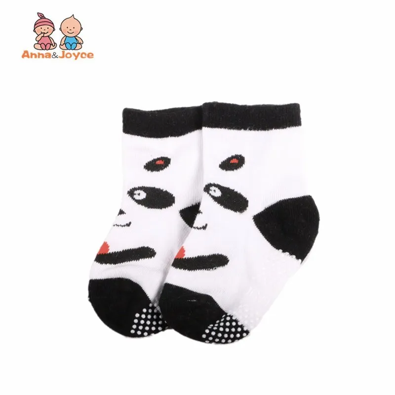 12 пар/лот хлопок Детские носки-тапочки с резиновой защитой от скольжения