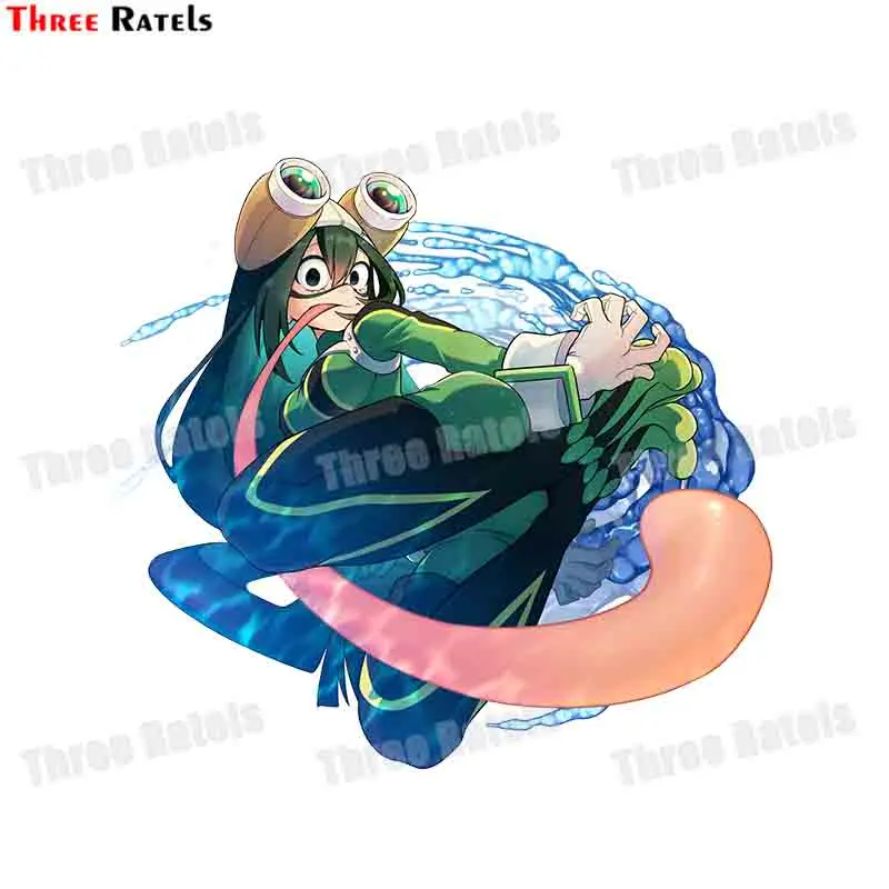 Автомобильная наклейка Three Ratels F636 Asui Tsuyu Boku No Hero Академия для Bmw E46 - купить по