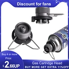 Бутановый адаптер с устойчивым кронштейном, преобразование головки газового картриджа, наконечник-переходник бутылочного типа, входной винтовой тип, Lindal клапан