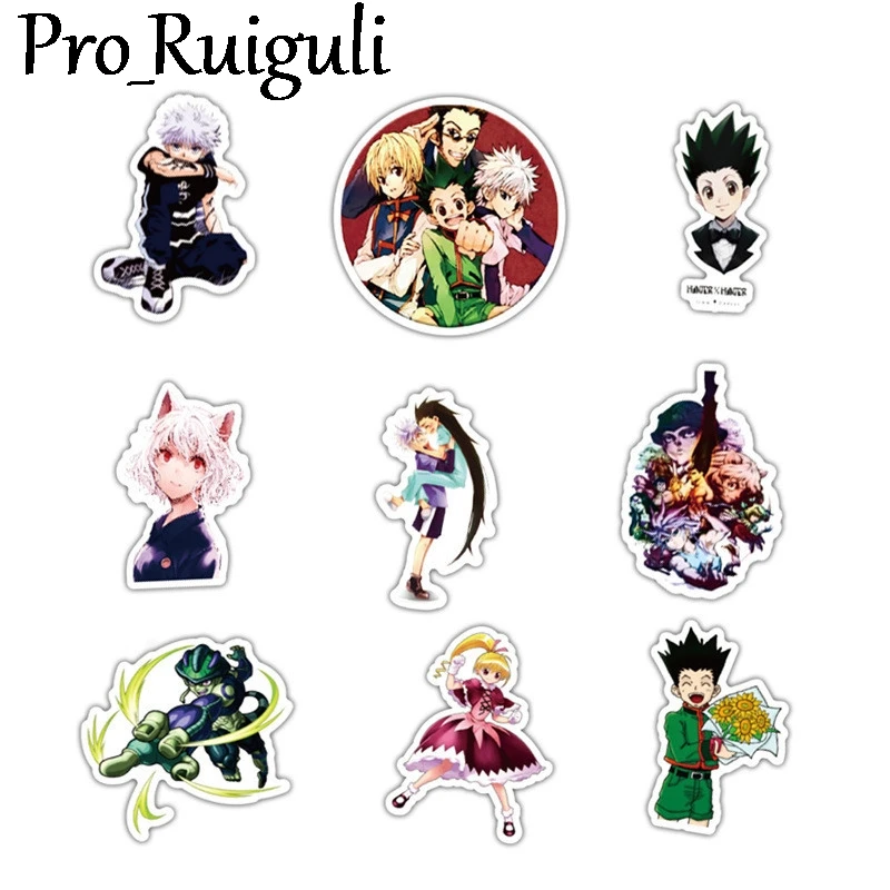 50 шт. наклейки HUNTERxHUNTER Мультяшные персонажи аниме фильм смешные Скрапбукинг diy