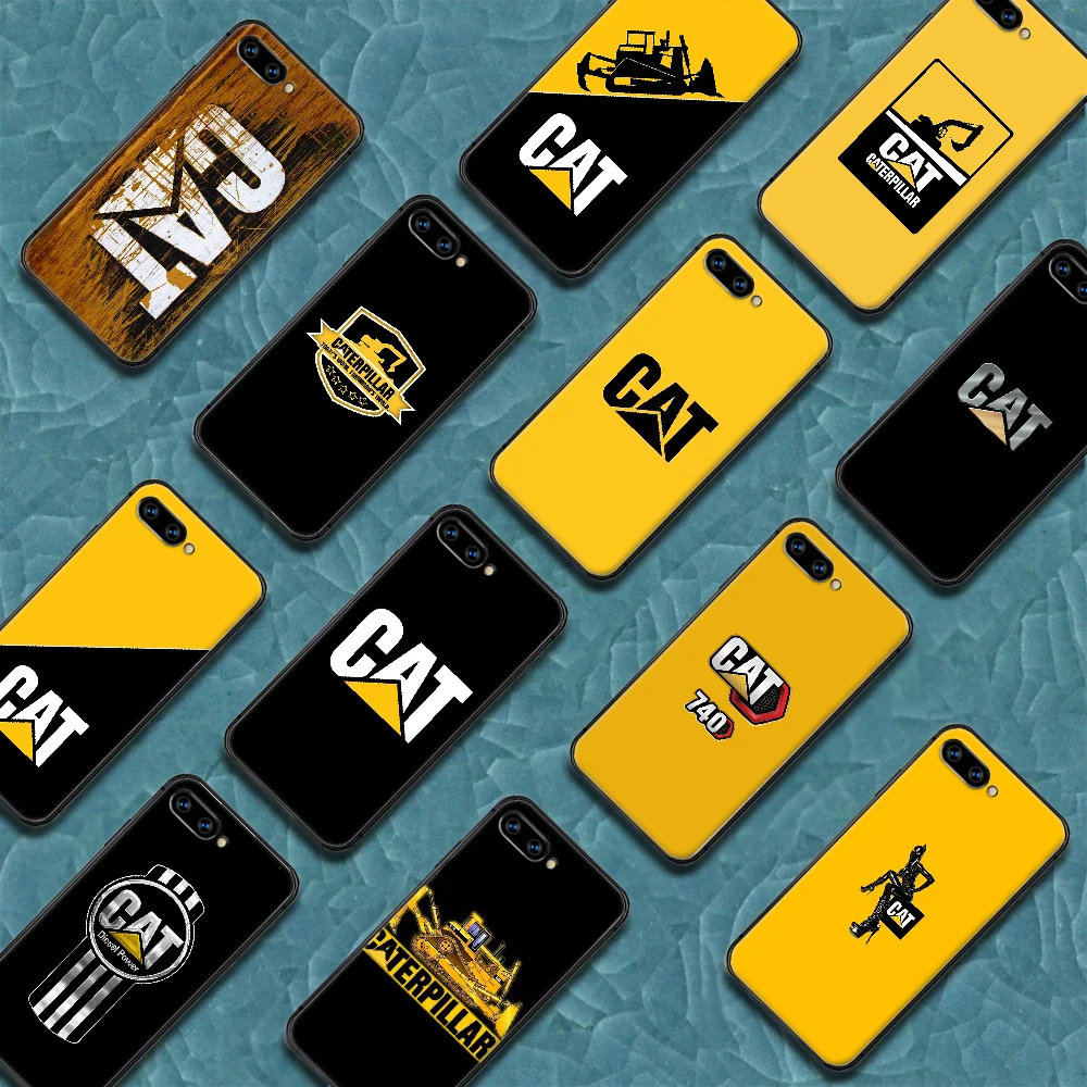 

CAT Caterpillar Phone Case Cover Hull For HUAWEI Honor 6A 7A 7C 8 8A 8S 8x 9 9x 10 10i 20 Lite Pro black Waterproof Luxury Coque