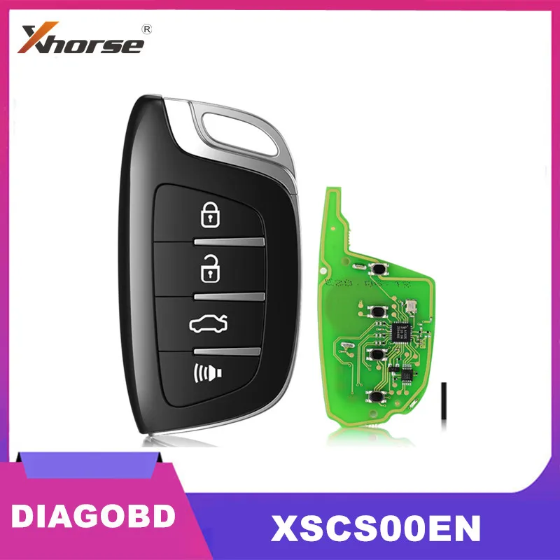 Xhorse XSCS00EN красочный Кристальный стиль Smart Key 5 шт./лот| |