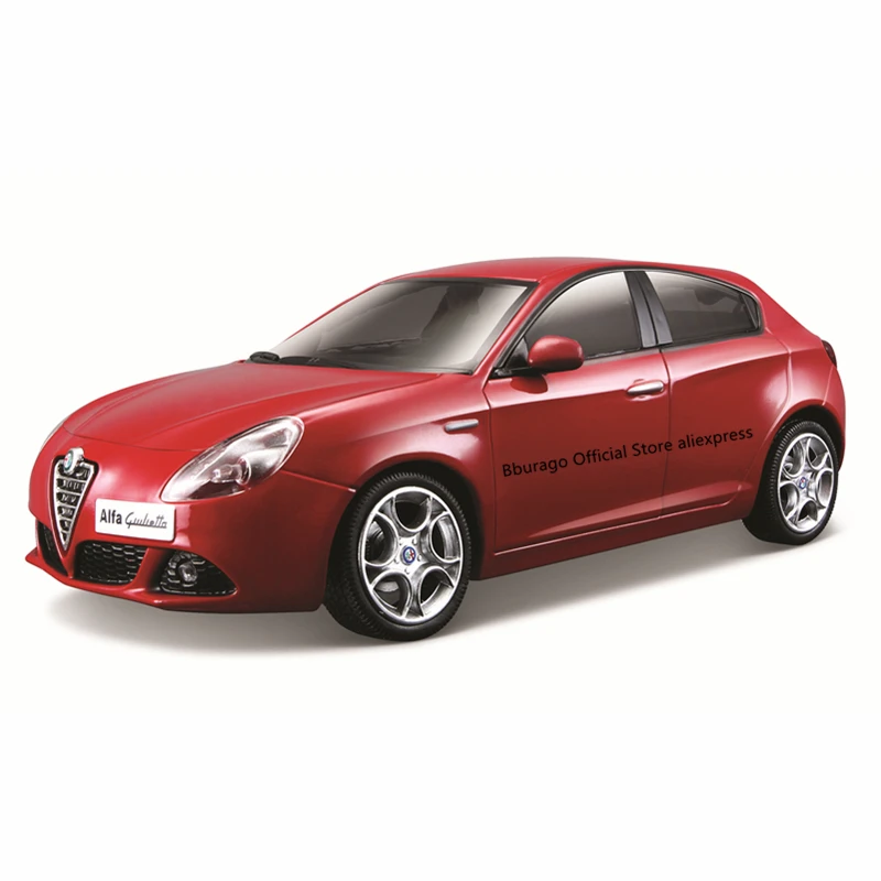 Автомобиль Bburago в масштабе 1:24 Alfa Romeo Giulietta гоночный автомобиль из сплава литые