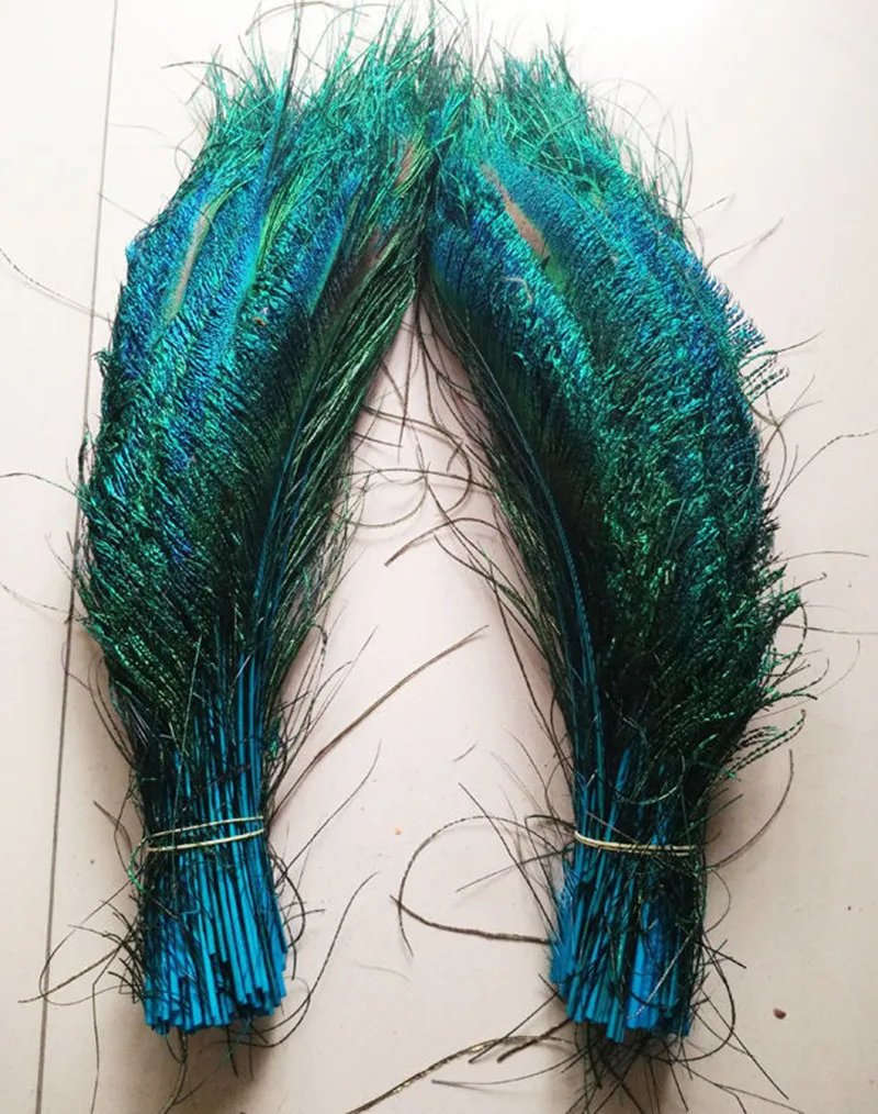 

Wholesale Free Good Shipping High-quality 20pcs Natural Peacock Feather 30-35cm/12-14inch A Variety Of Decorative Blue Hot