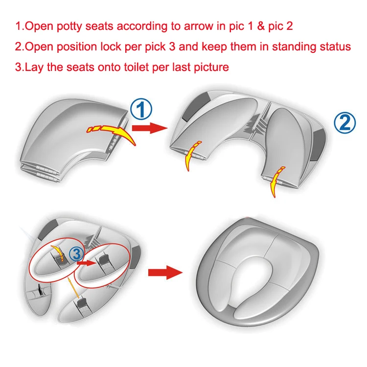Baby Travel Folding Potty Seat toddler portable Toilet Training seat children urinal cushion pot chair pad /mat |