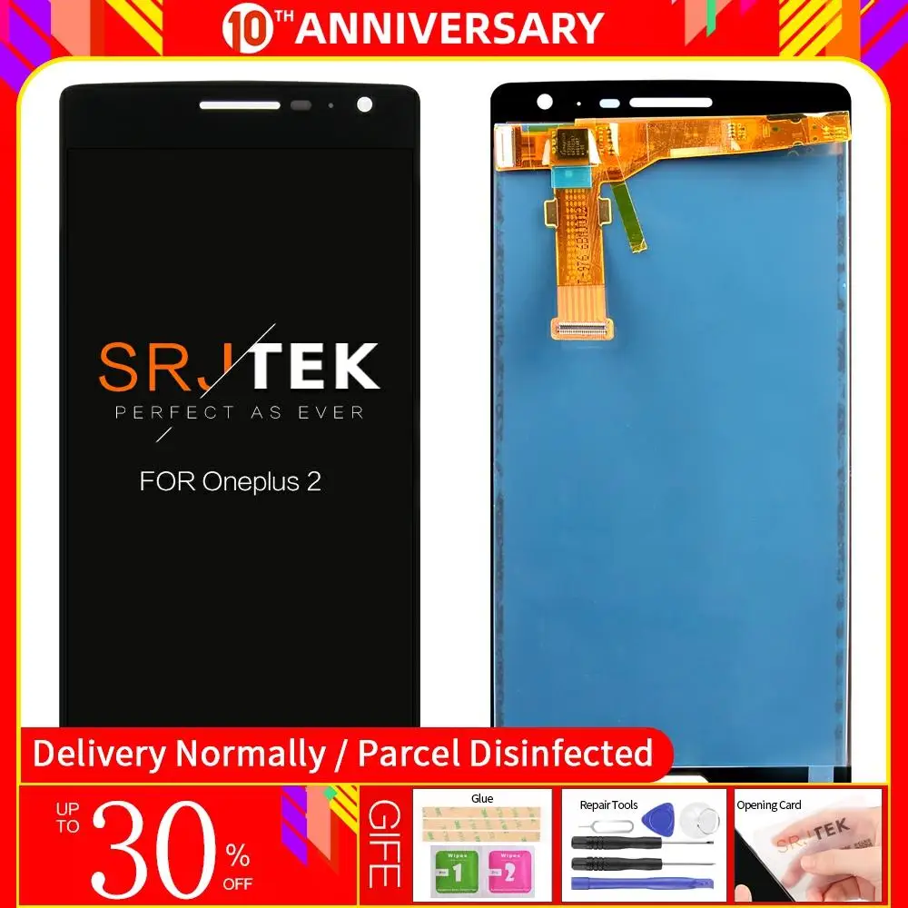 5 ''IPS дисплей для Oneplus 2 LCD сенсорный экран One Plus Замена дисплея 1 + два A2001 A2003