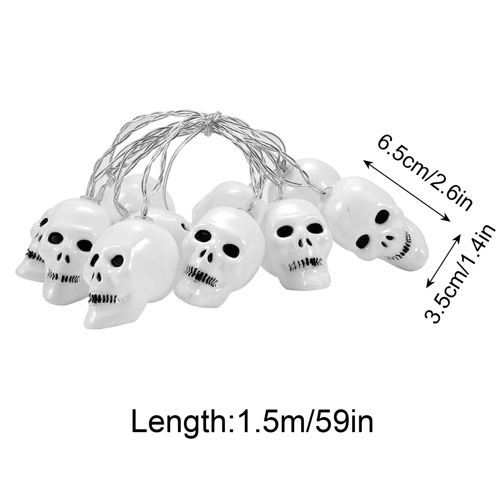 Уличная гирлянда в виде тыквы на Хэллоуин 20 светодиодный водонепроницаемая с