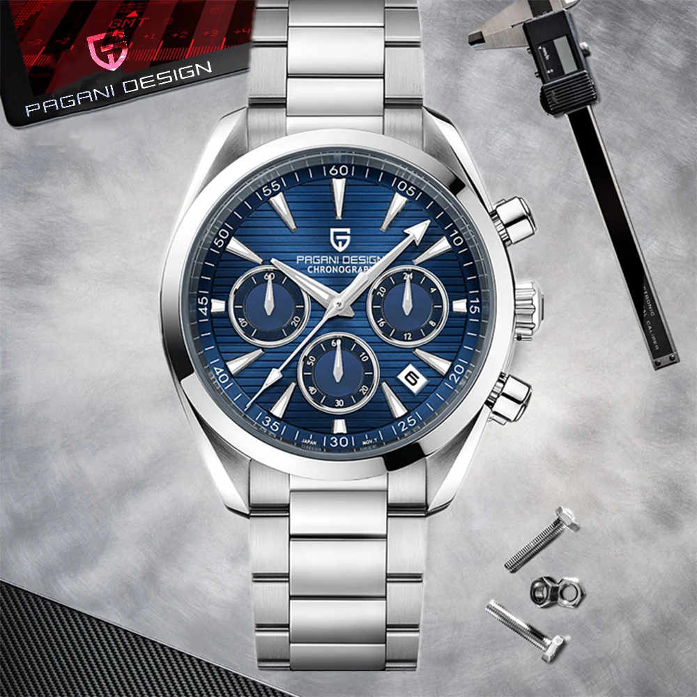 

PAGANI DESIGN Brand Fashion Casual Military Watches Relogio Masculino Luxury 100M Waterproof Sports Quartz Watch Reloj Hombre