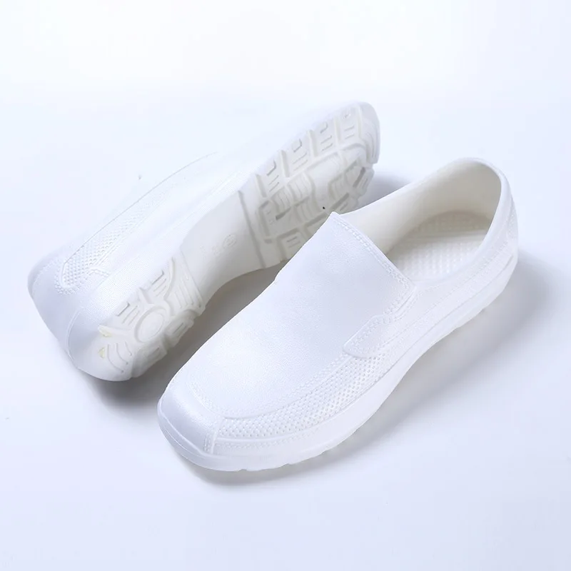 

SWYIVY Rainboots Men EVA Kitchen Anti Slip 2019 Light Weight Male Waterproof Rain Boots Ankle Boots White Rainboots For Men 45