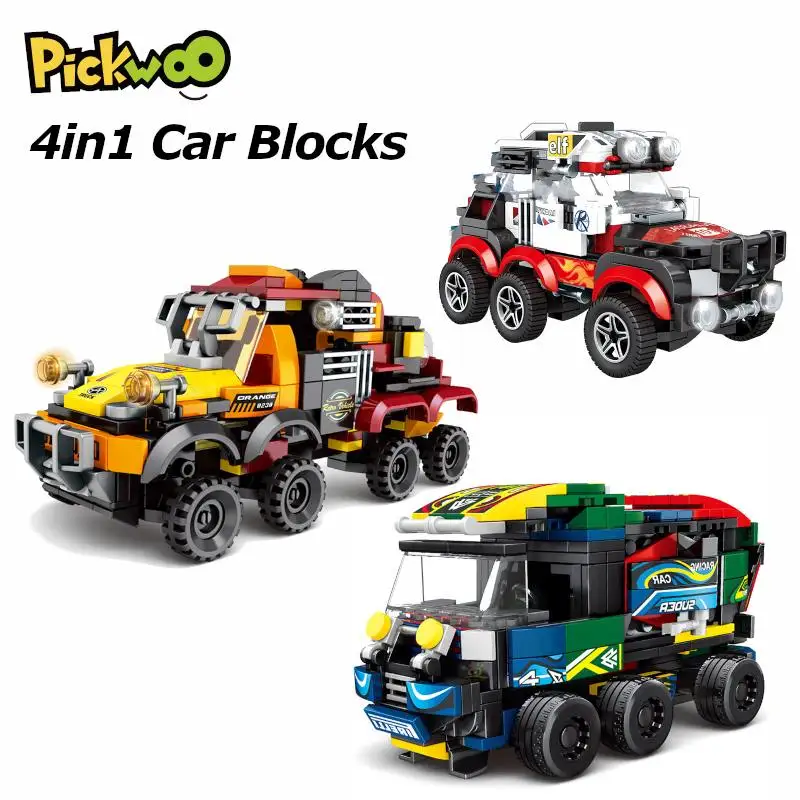 

Детский конструктор Pickwoo D31, 4 в 1, 359-661 шт.
