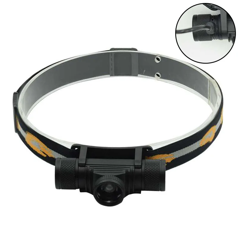 1000LM XML L2 Мини светодиодный налобный фонарь масштабируемый вращающийся