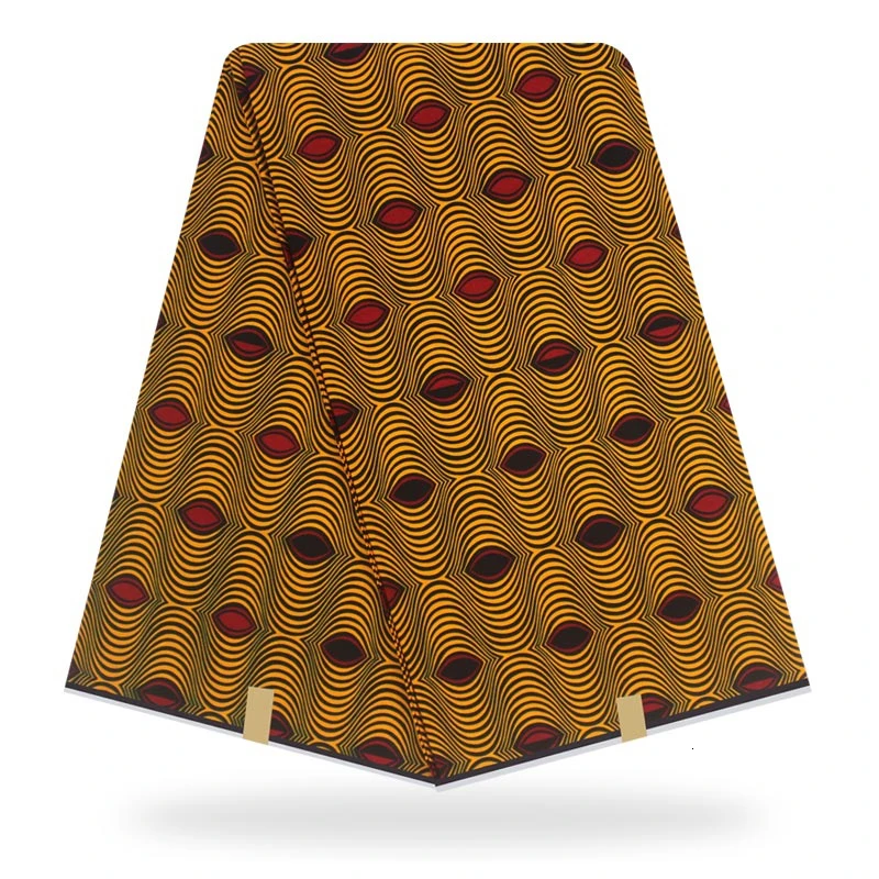 Ghanaian Kente Ткань с воском гарантированное настоящий голландский настоящий воск дизайн для ткани горячий Veritablee воск печать ткань в 6 ярдов - Цвет: as picture