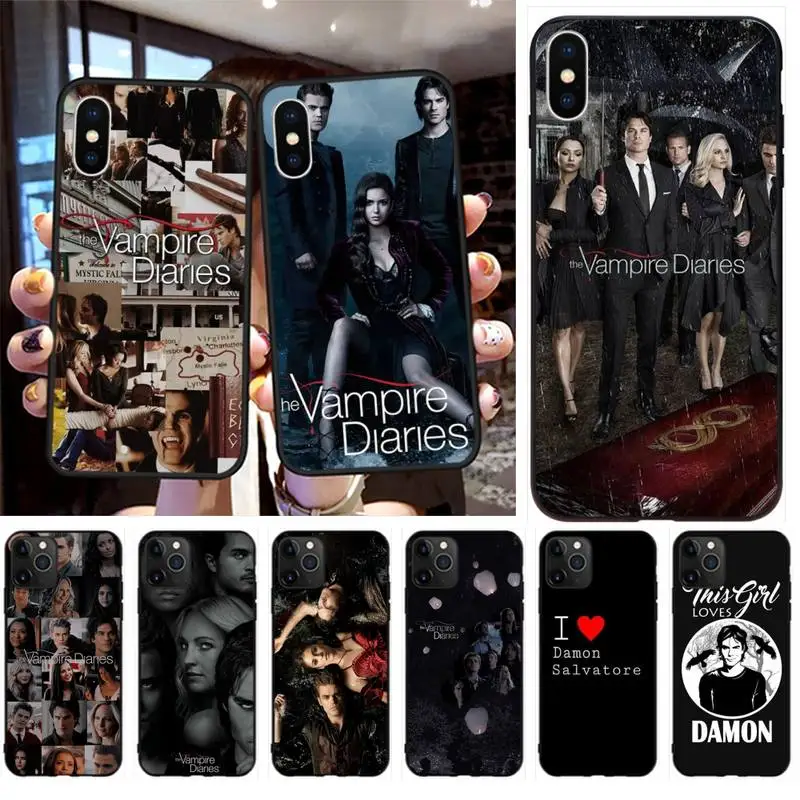 

The Vampire Diaries Phone Case For iphone 13 12 11 Pro Max Mini XS Max 8 7 Plus X SE 2020 XR Cover