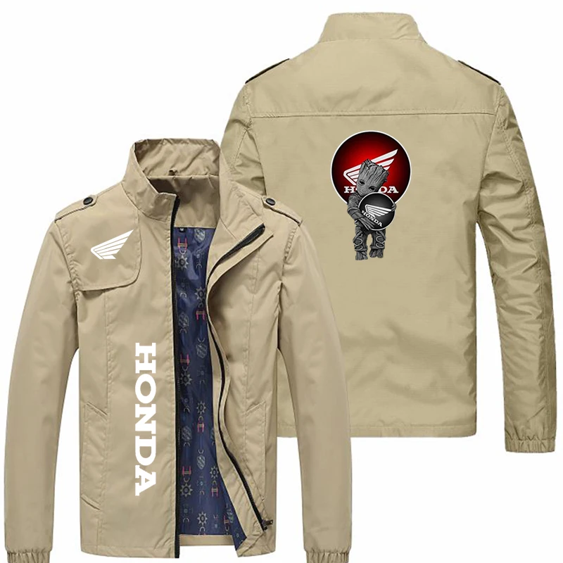 

winter ordinary loose zipper pocket stand collar jacket youth personality car zipper cardigan casual jacket coat. M-6XL