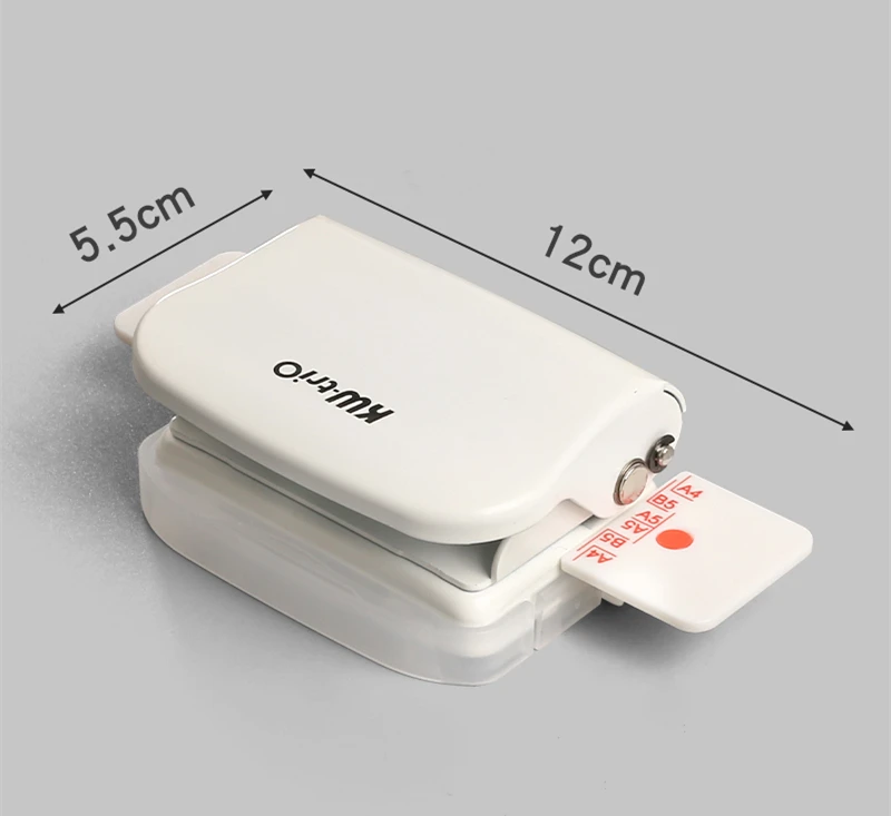 Ручной металлический перфоратор KW trio 6 мм дырокол для тетрадей A4 A5 B5 скрапбукинга