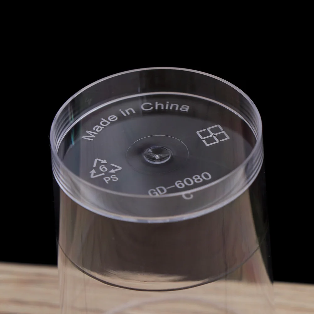 

20pcs 60ml Disposable Mousse Cup Thickened Transparent Container Trapezoidal Cup for Jelly Yogurt Dessert