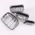 Прозрачные водонепроницаемые дорожные сумки из ПВХ, прозрачный органайзер для косметики, косметичка, чехол для косметики, мешки для туалетных принадлежностей