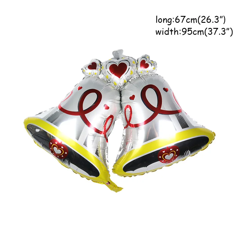 1pcs Balloon Рождественские украшения, воздушные шары, Набор Санта Клауса, снеговика, рождественские воздушные шары из фольги Globos, рождественские украшения для вечеринки, рождественские украшения - Цвет: 1pcs Balloon