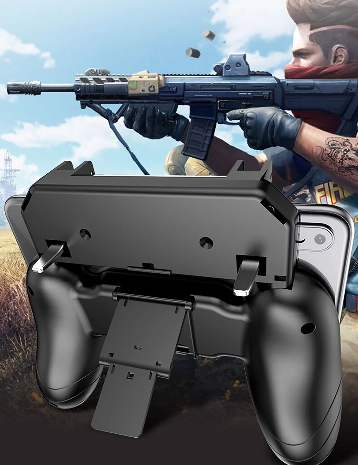 PUBG мобильный металлический L1 R1 огневой курок для iPhone xiaomi huawei Android телефон игровой шутер контроллер игровой геймпад джойстик