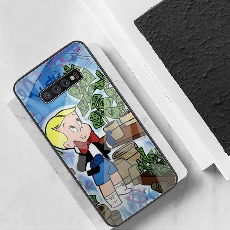 Чехол для телефона из закаленного стекла Samsung S20 Plus S7 S8 S9 S10 Note 8 9 10 | Бамперы