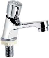 delay faucet bathroom push tap faucet plated chrome self closing water saving delay sink tap for public kitchen bathroom