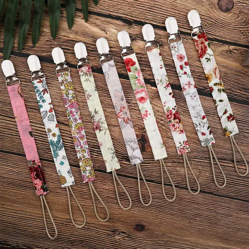 Многоцветная детская соска клипса цепь хлопок лен держатель зажимы пояс для