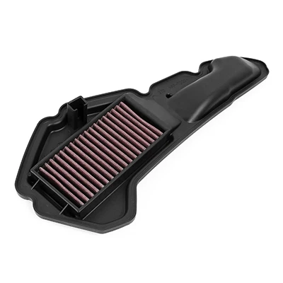 BLACK Модифицированный мотоцикл engin защита PCX150 воздушный фильтр очиститель элементов реполезный воздушный фильтр высокого потока для HONDA PCX 150 - Цвет: BLACK