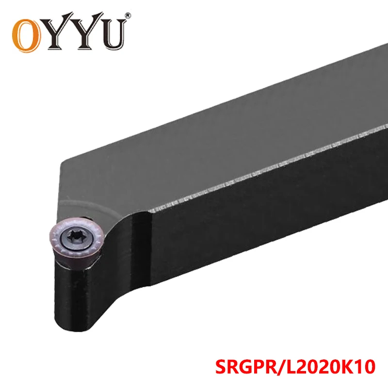 

Oyu 20*20 SRGPR токарный станок с хвостовиком SRGPR2020K10 SRGPL2020K10 режущий Арбор Cabride вставки Внешний поворотный держатель инструмента CNC