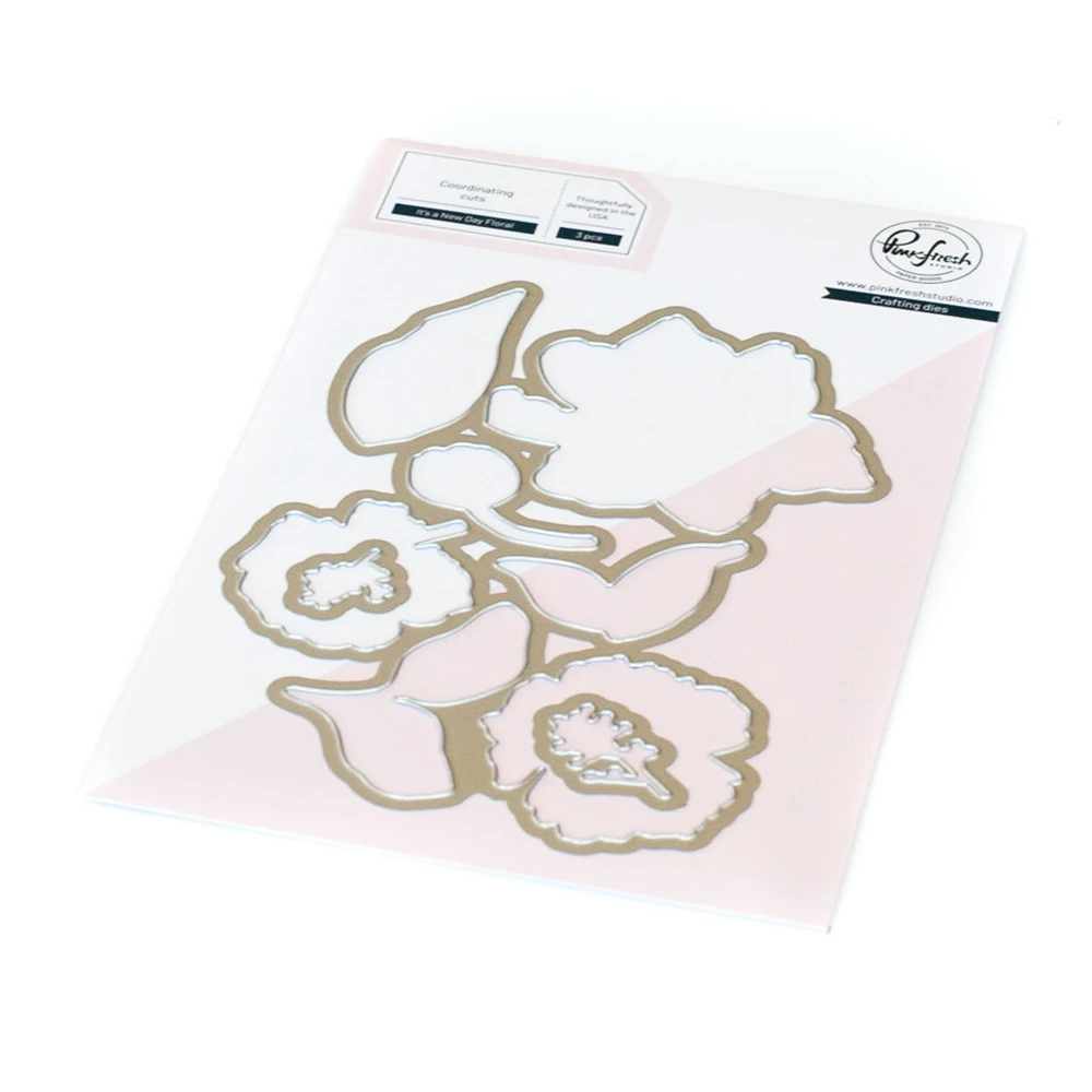 

Flower blooming plant cutting Dies and stamp and scrapbook decoration mold embossing template DIY greeting card handmade