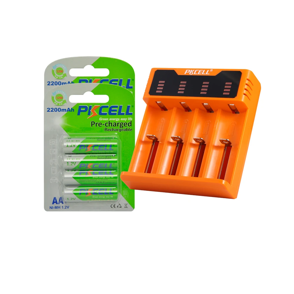 8 шт. предварительно заряженные аккумуляторы 2200 мАч 1 2 в стандарта LSD + зарядное