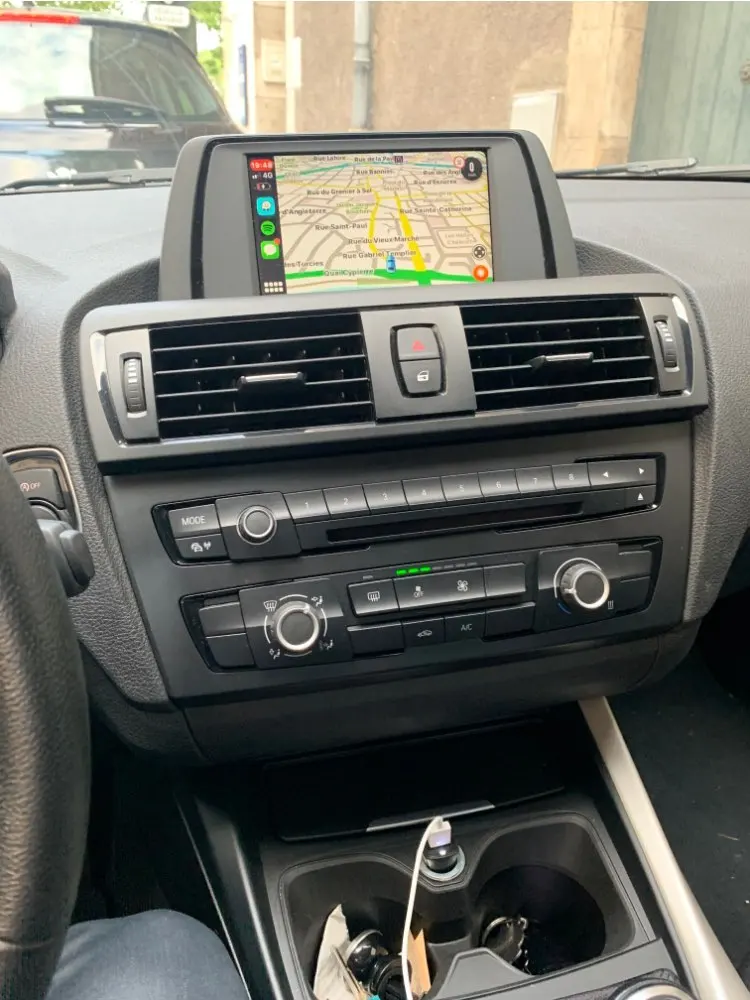 CarPlay Беспроводная iOS для BMW серий 7 F01 F02 колесная база F03 F04 2013 2015 NBT ID4 стиль Android Авто
