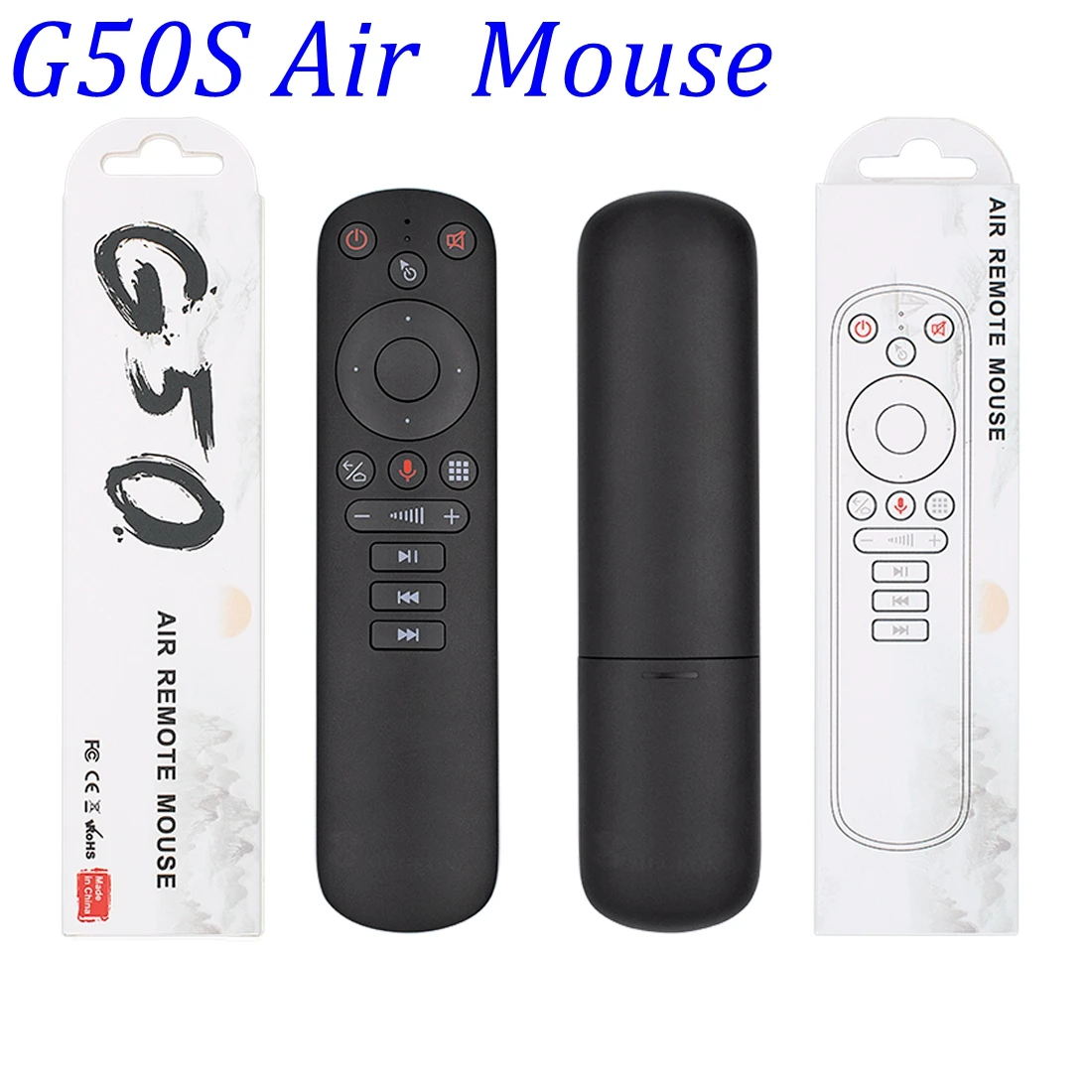 Пульт ДУ G50S Fly Air Mouse 2 4 ГГц с микрофоном и гироскопом | Электроника