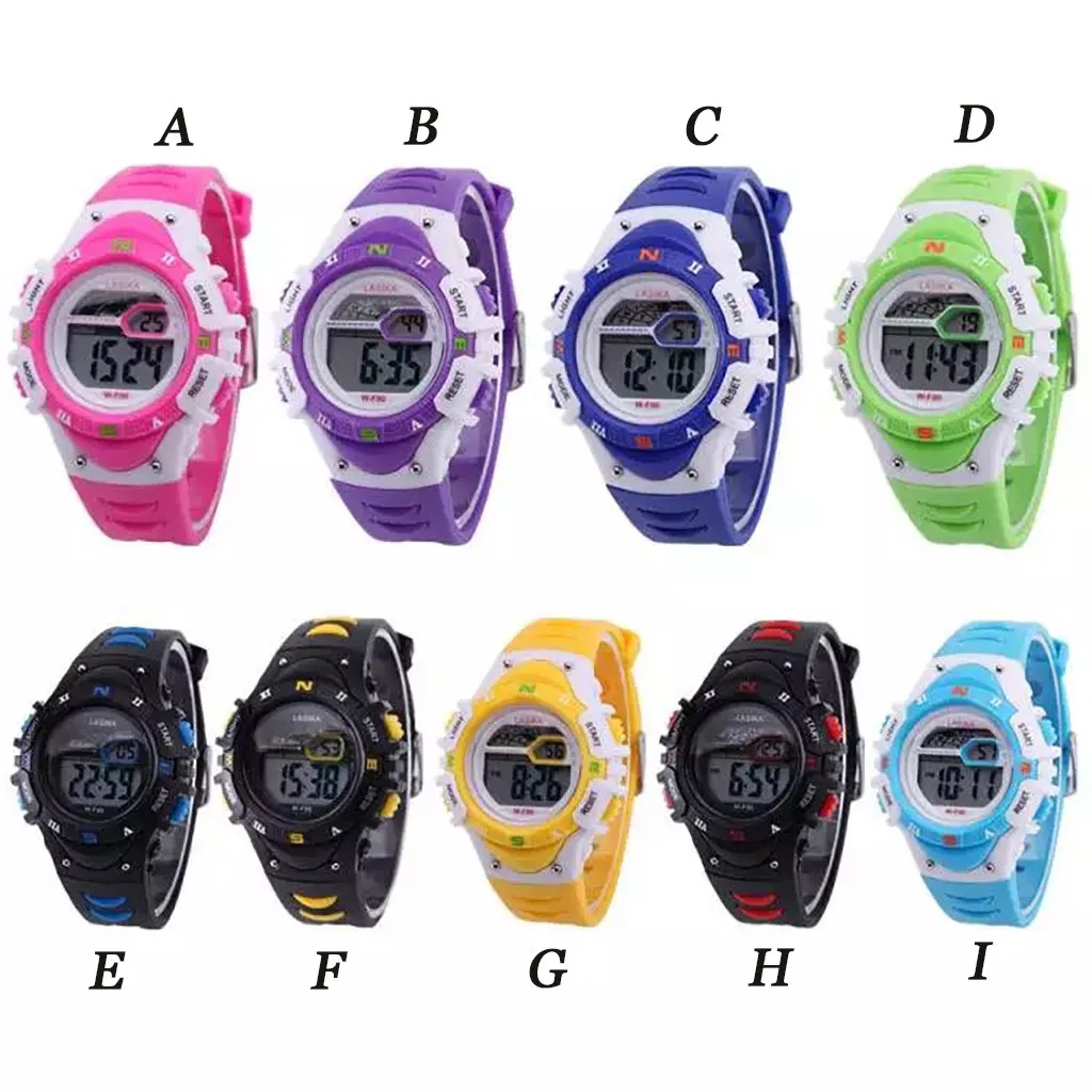

Fashion personality multi-function electronic watch student men and women alarm clock waterproof movement 50%