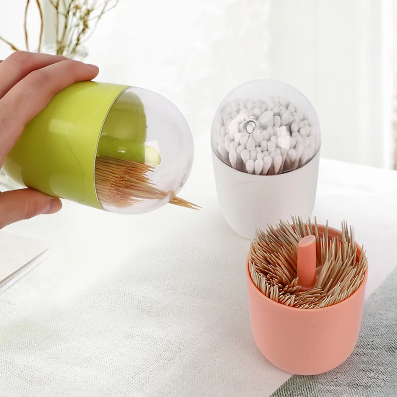 Реативная зубочистка ватный тампон коробка портативная для хранения зубочисток