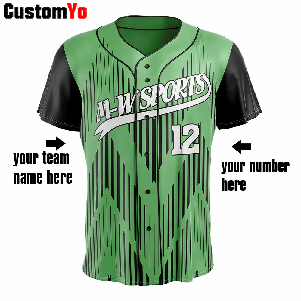 Мужская Бейсбольная Футболка с принтом | Спорт и развлечения