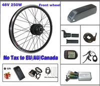 electric bicycle conversion kit 48v 250w 12ah battery 20 24 26 27 5 29 700c front bicycle hub moto for ebike