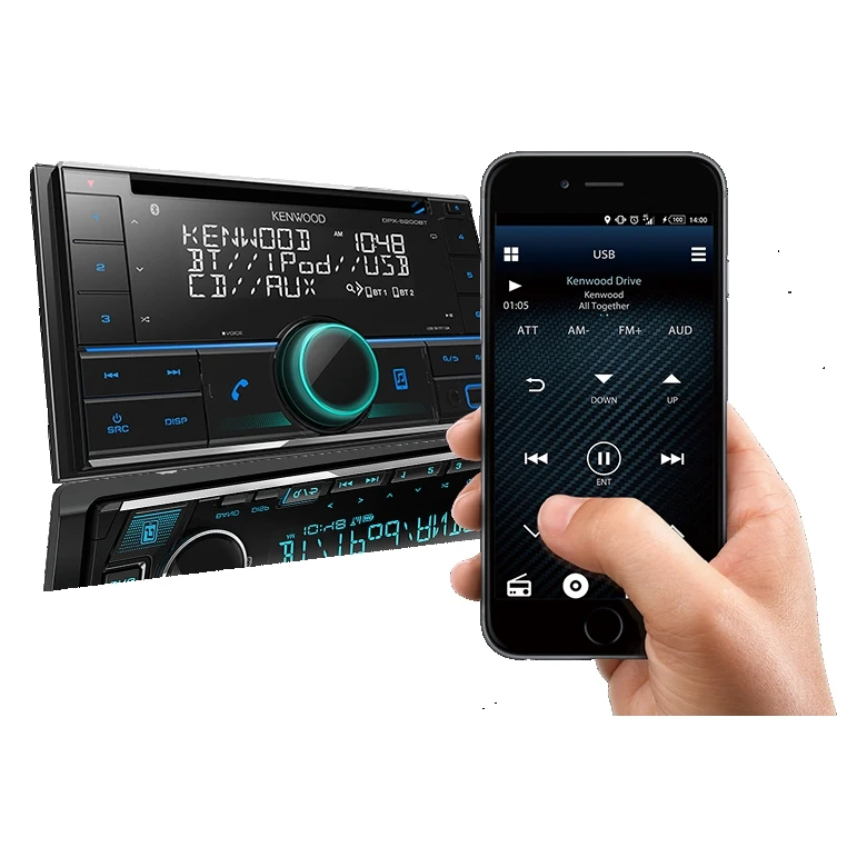 Автомобильный CD-ресивер 2 DIN KENWOOD DPX-5200BT |