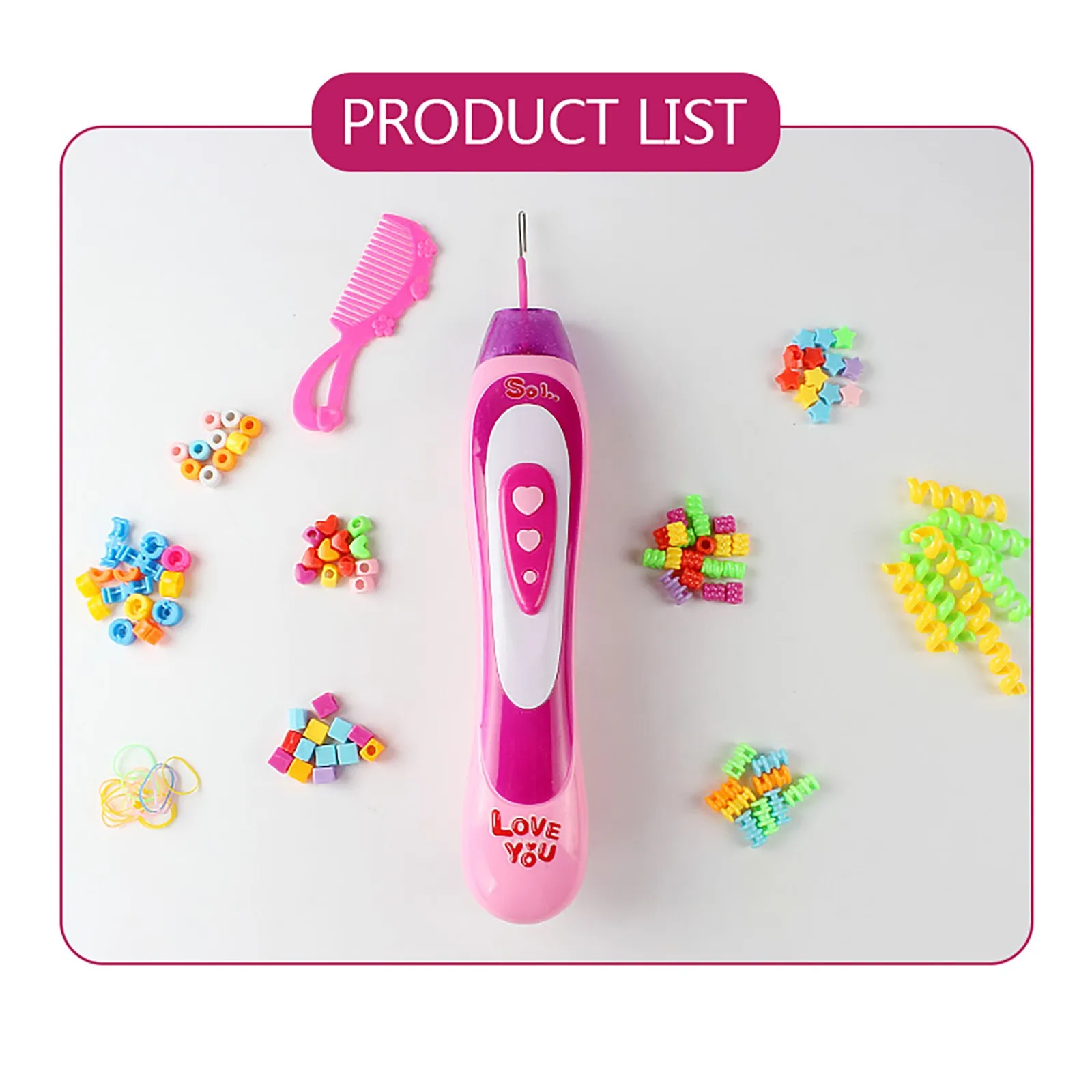 

Girls Hair DIY Accessories Fast Braider Braids Machine Toy Kids Education Toy