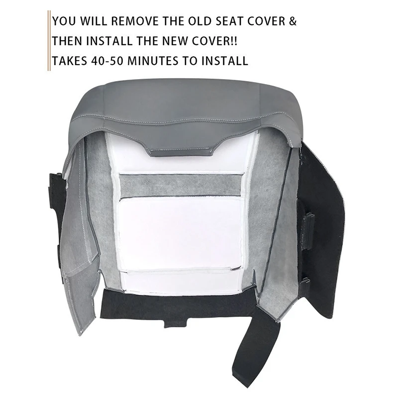 

for Dodge Ram 2500 2006 - 2009 Driver Bottom Gray Cloth Seat Cover Replacement