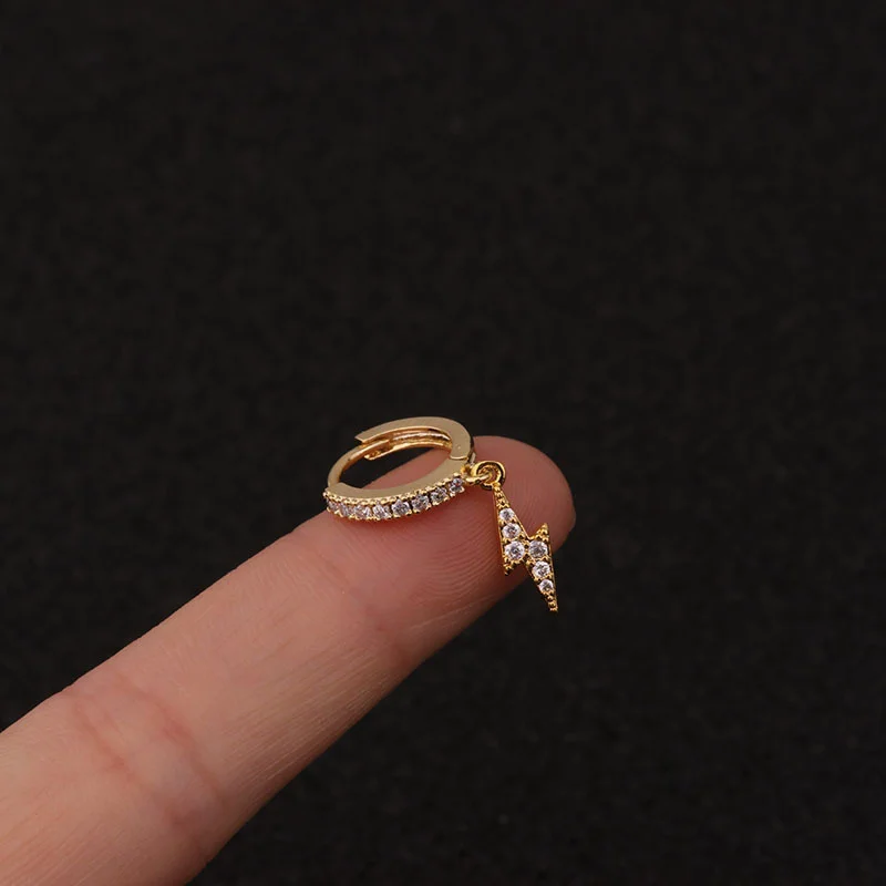 

1Piece Piercing Stud Earrings for Women Jewelry Ear Cuffs Stainless Steel Heart Crown Moon Star Earrings for Teens