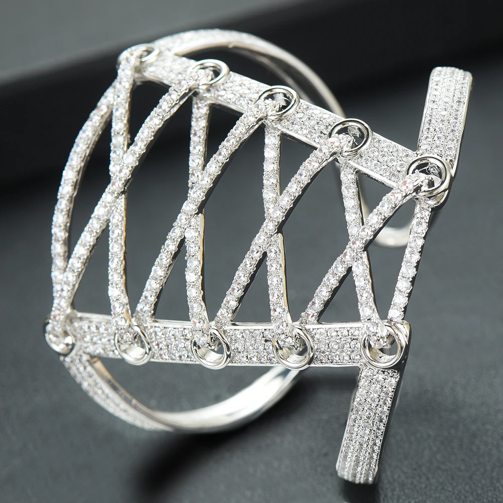 Набор колец и браслетов KellyBola для невесты роскошный свадебный комплект из 2