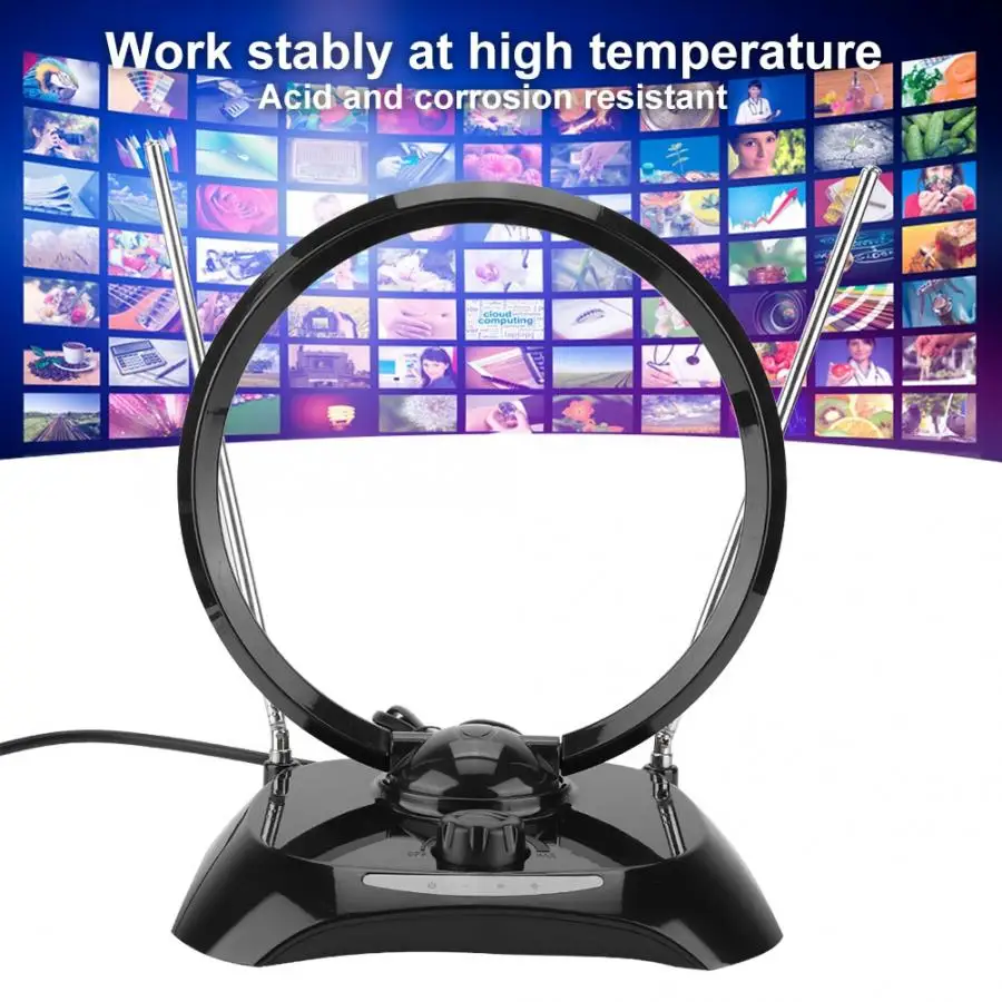 Новинка цифровая комнатная приемная ТВ антенна 70 МГц T широкий диапазон ЕС 100 240 В