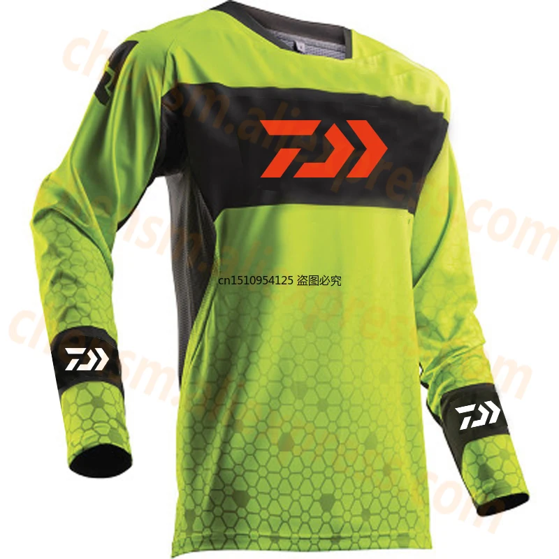 

2021 New Daiwa Professional Hiking Climbing Clothes Fishing Anti UV Anti Mosquit Breathable Quick-drying Homme Hooded Fishing