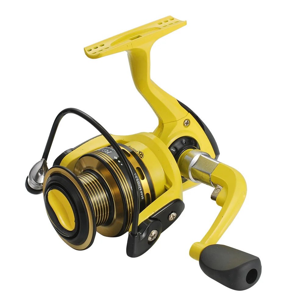 

1PC Yellow Color 1000-6000 Metal Fishing Reel Spool 8BB High Speed Spinning Reel Carp Fishing Reels For Saltwater