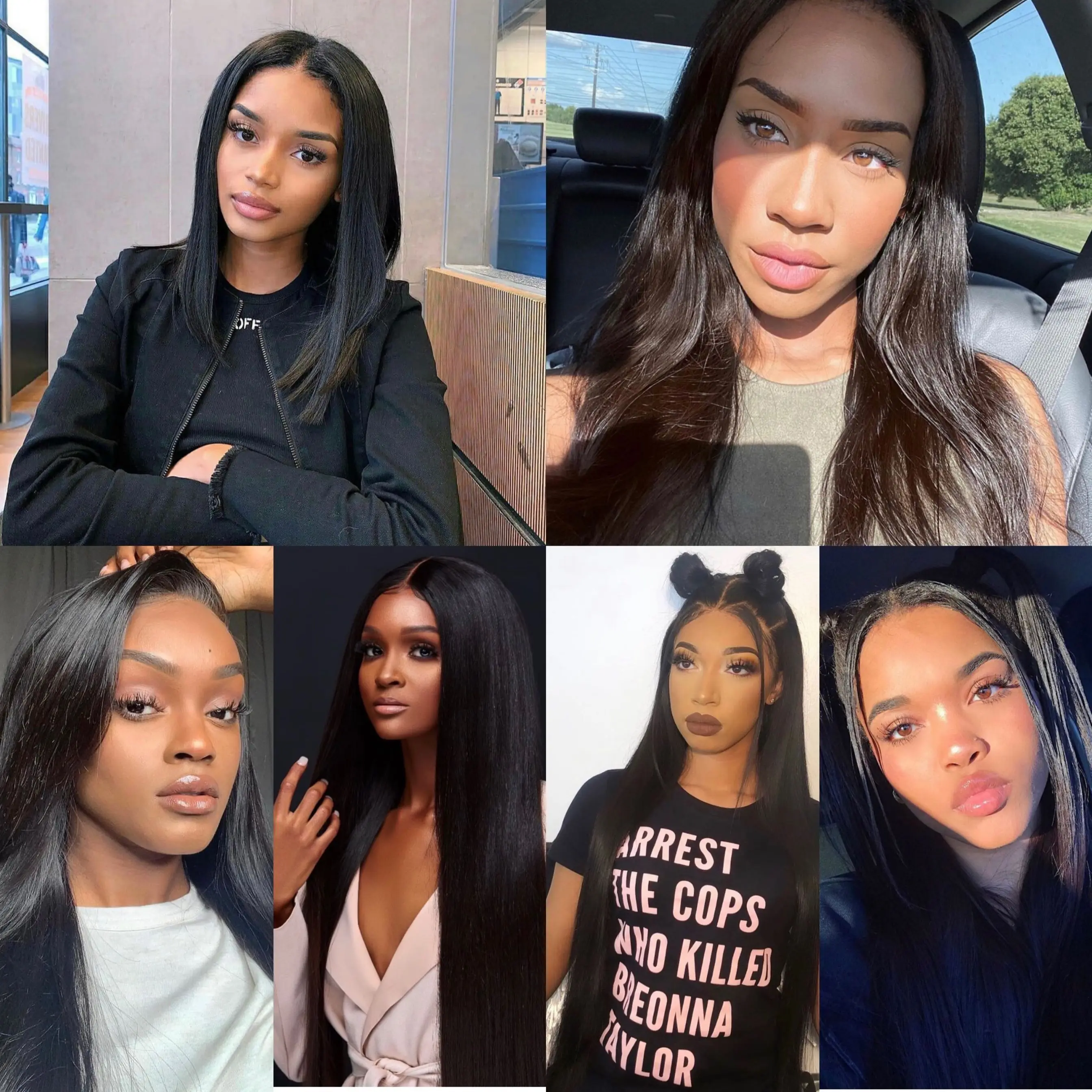 

Straight Human Hair Bundles With Closure Brazilian Hair Weave Bundles With Closure PrePlucked 100% Natural Human Hair Extension